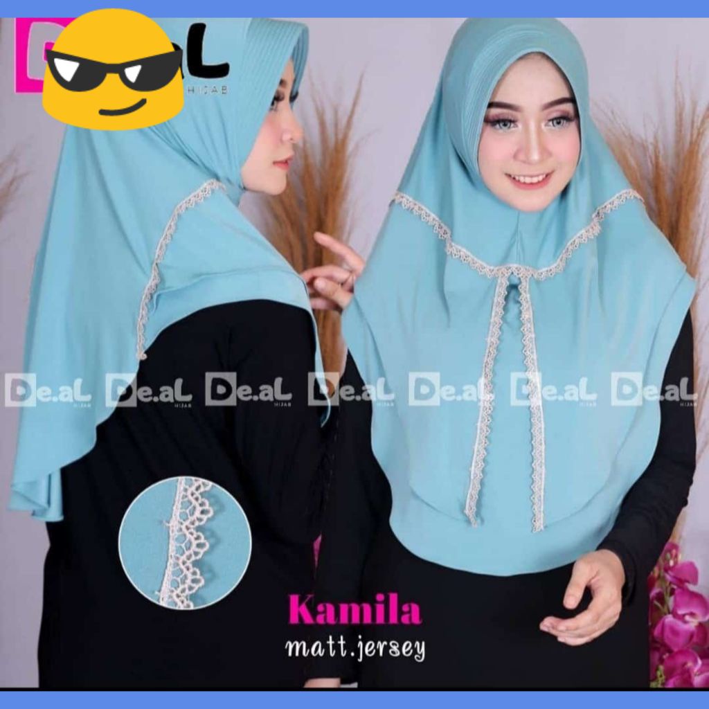 HIJAB KAMILA DE.AL JERSEY HIJAB INSTAN