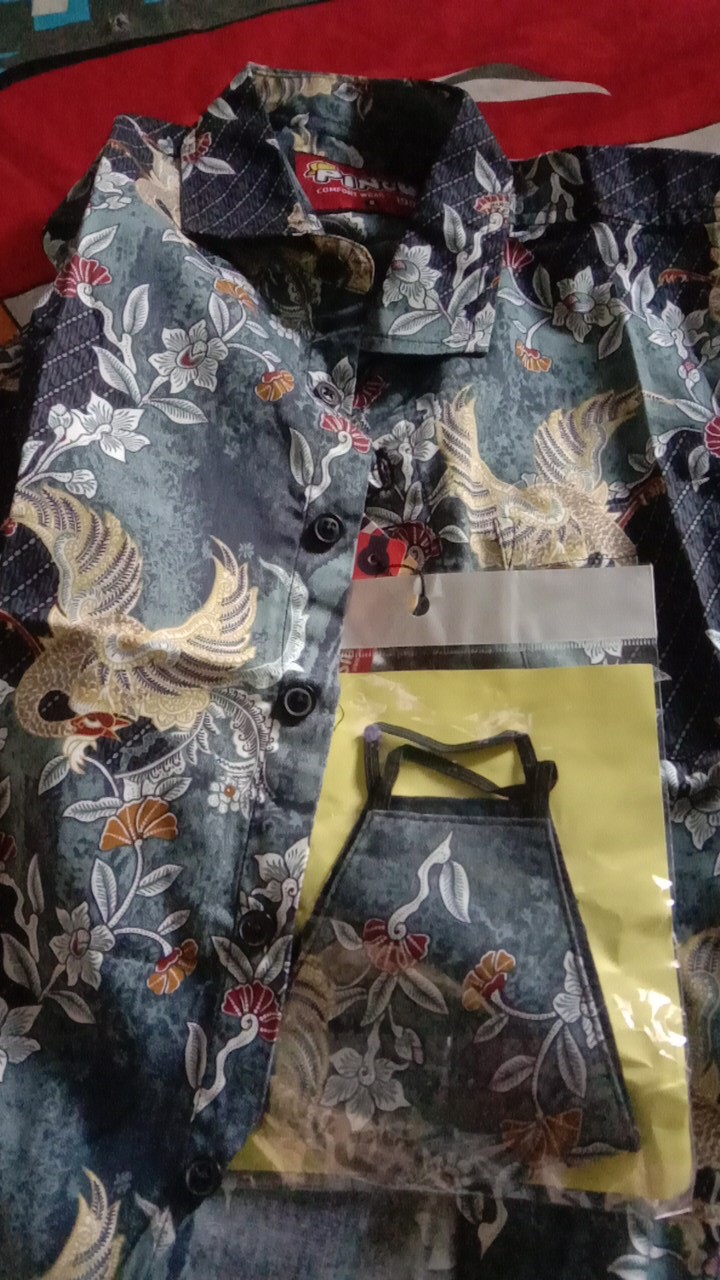 Pingu 93100215 Mi - Kemeja Batik Anak Laki-laki
