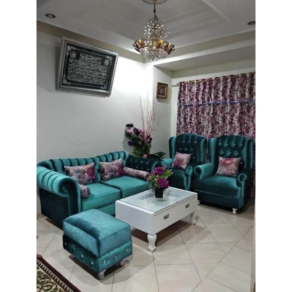 Jual SOFA TAMU MEWAH SOFA MEWAH SULTAN SOFA SINGLE WINGS SET SOFA