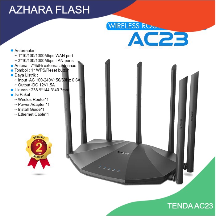 PENGUAT SINYAL WIFI Berkekuatan Besar dengan 7 Antenna tanpa kabel langsung wifi to wifi Tenda AC 23