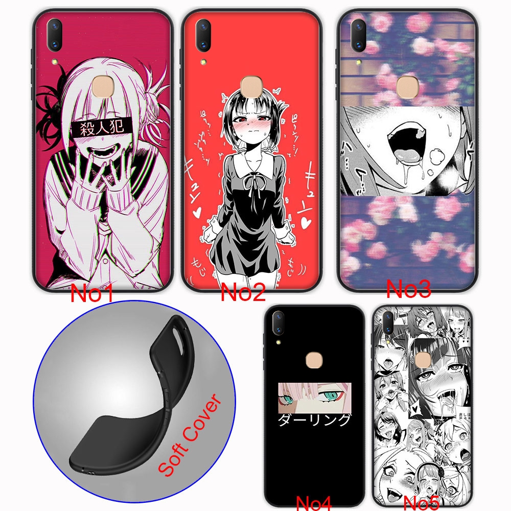 2no Ahegao Casing Soft Case Motif Anime Untuk Vivo Y81 Y81s Y53 Y85 Y89 Y91 Y91c Y93 Y95 V9 Shopee Indonesia