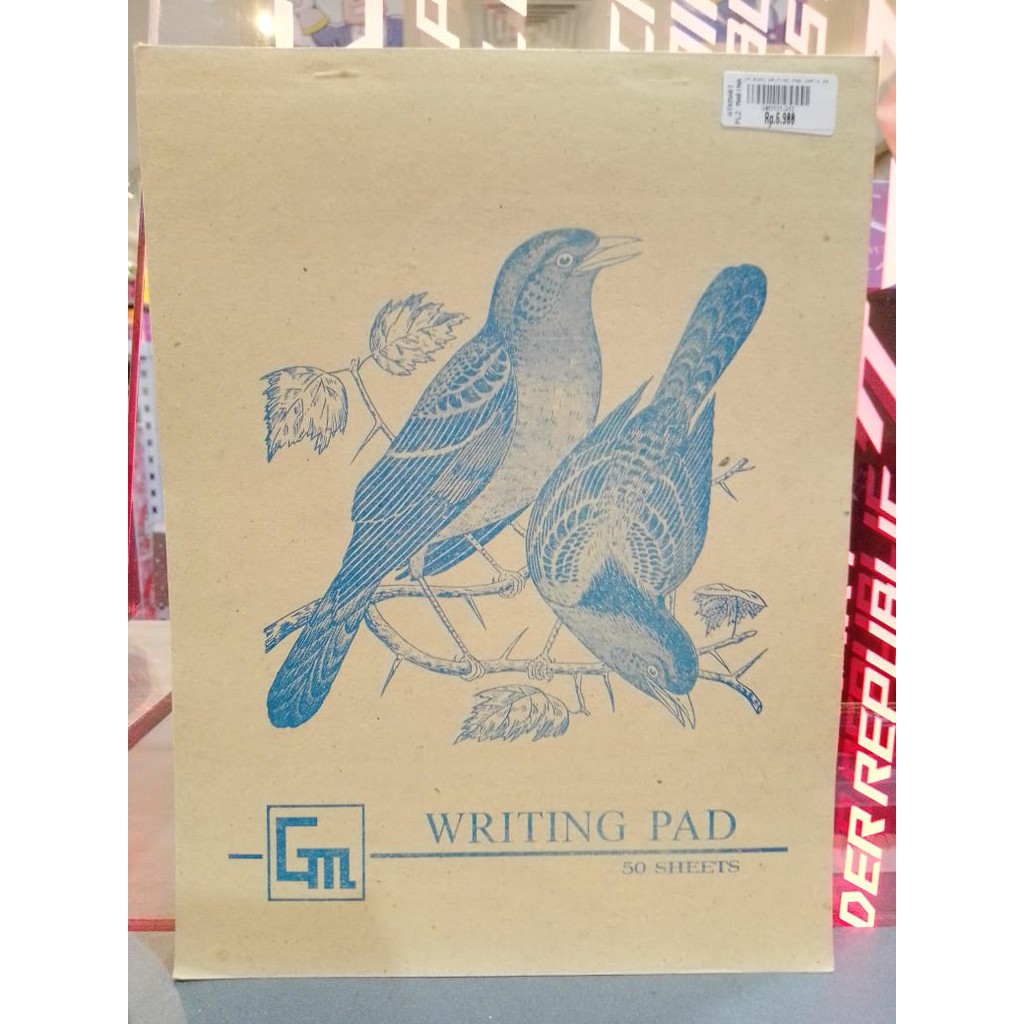 

GM buku writing pad garis 50 lembar