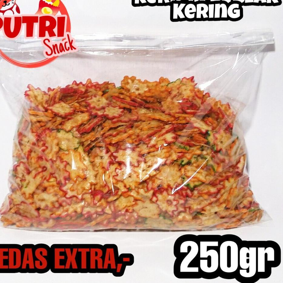 

#DISKON Keripik Seblak Kering Bintang Pedas & Pedas Extra 250gr ❤ 7.7!!!