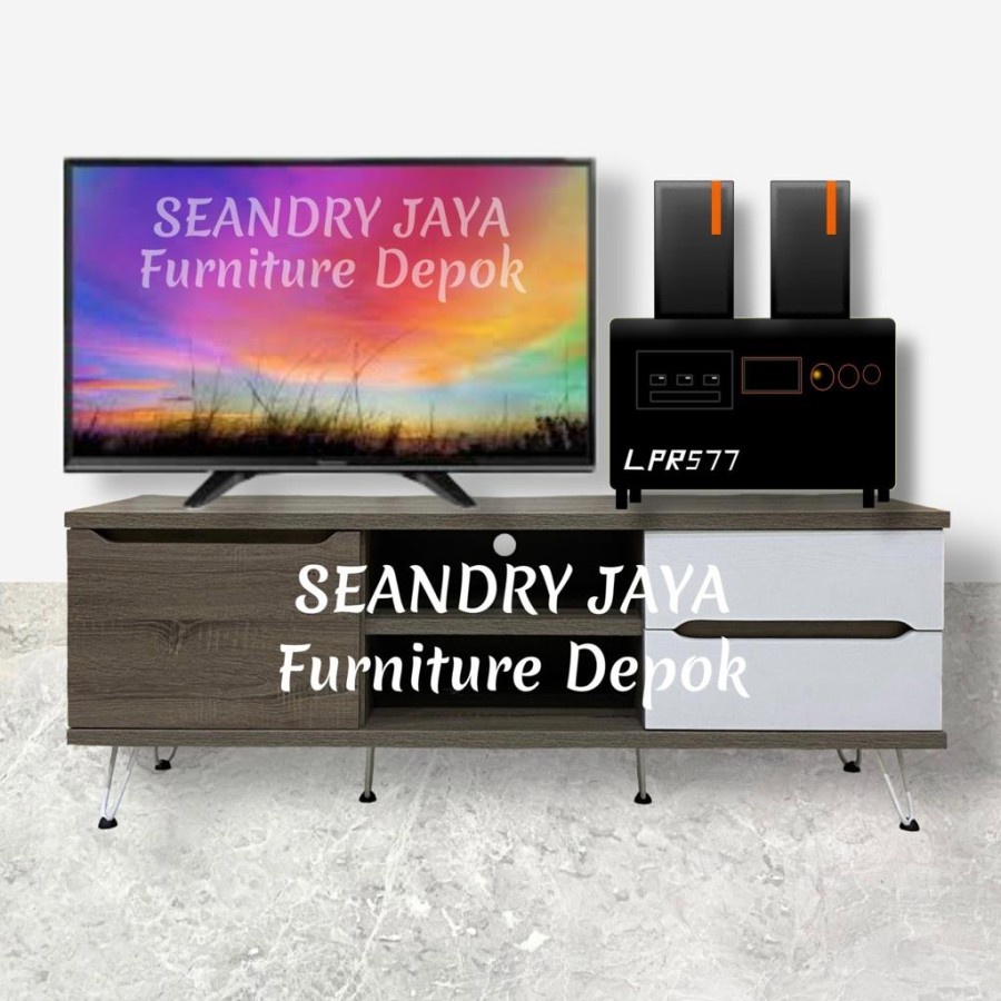MEJA TV MINIMALIS/RTV/BUFET/LEMARI/SERBAGUNA/PROMO MURAH/SEANDRY JAYA FURNITURE DEPOK/KELAPA DUA/CIM