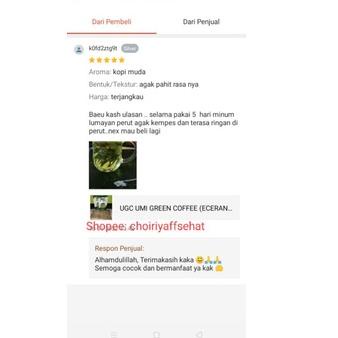 

Harga Potongan⛄ UMI GREEN COFFEE / UGC | Ready Stok | Termurah | Grosir