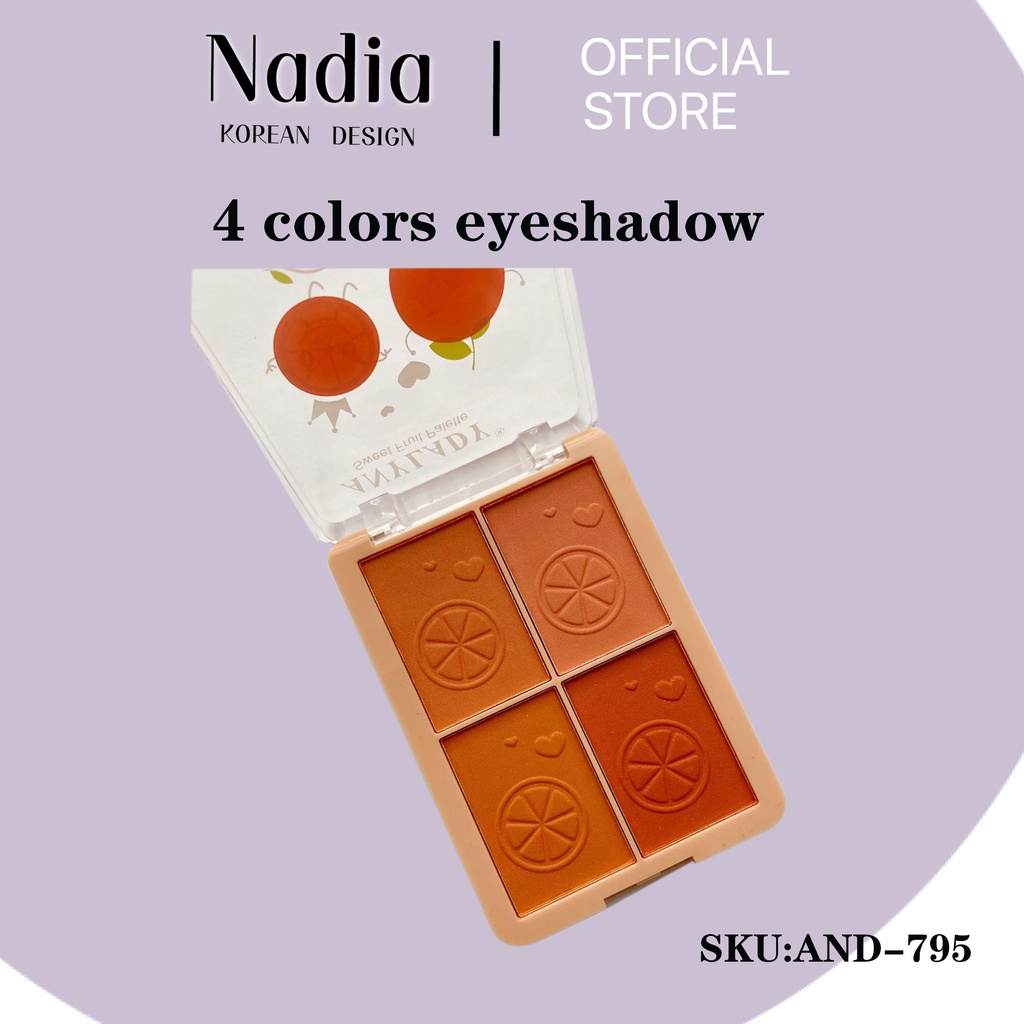 Anylady Mini Eyeshadow Palette 4 Color eyeshadow AND-795 - Nadia
