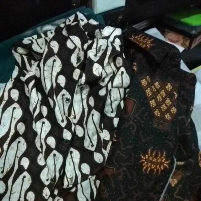 Diskon Bswart Batik Hrb026 Kenongo Hem Pendek Padi Pekalongan M L Xl Batik Pria Murah Modern Grosir
