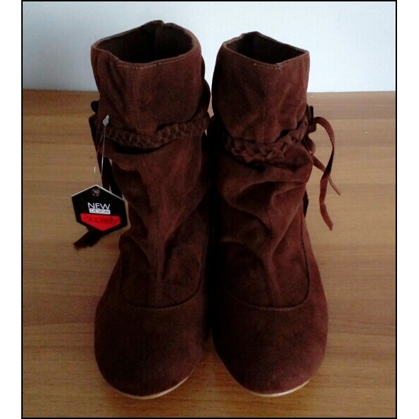 Sepatu Boots Kasual Wanita Korea Murah Kekinian Original