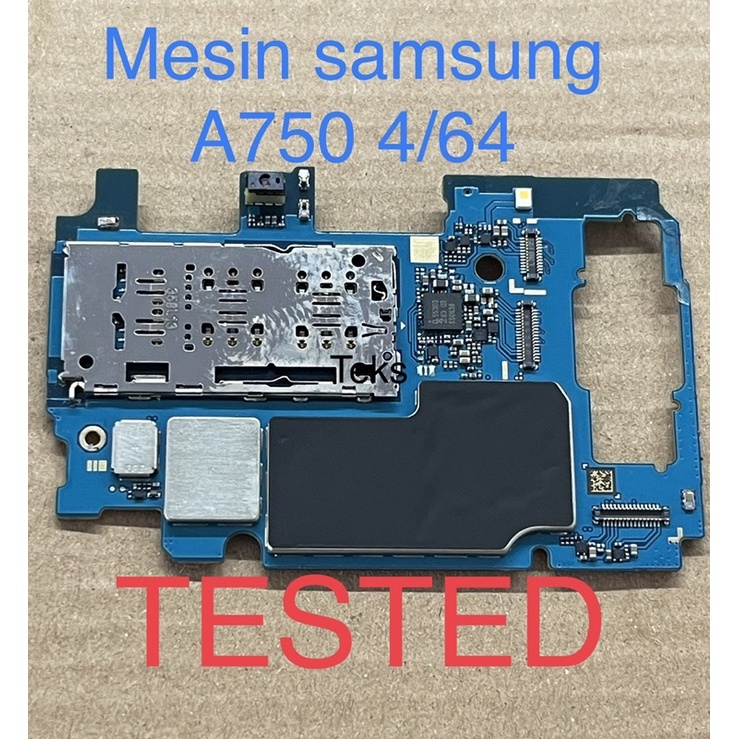 mesin samsung A7 2018-motherboard samsung A750 4/64 normal tested