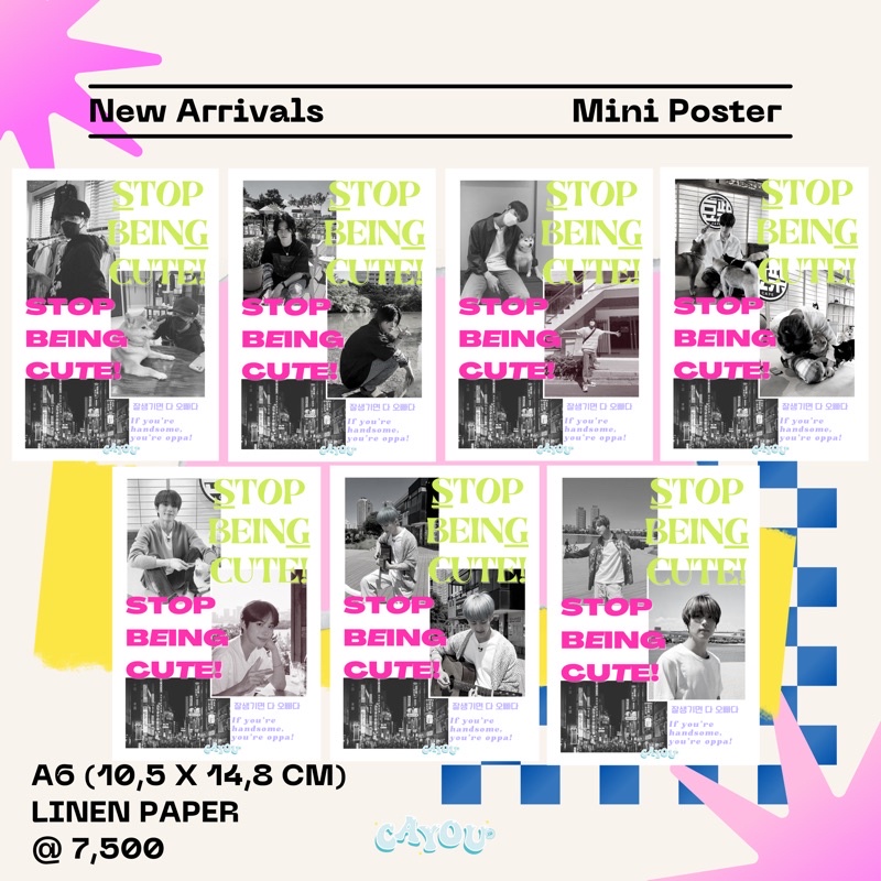 [LAST STOCK] NCT 127 MINI ART PRINT by cayou.id | Wall deco