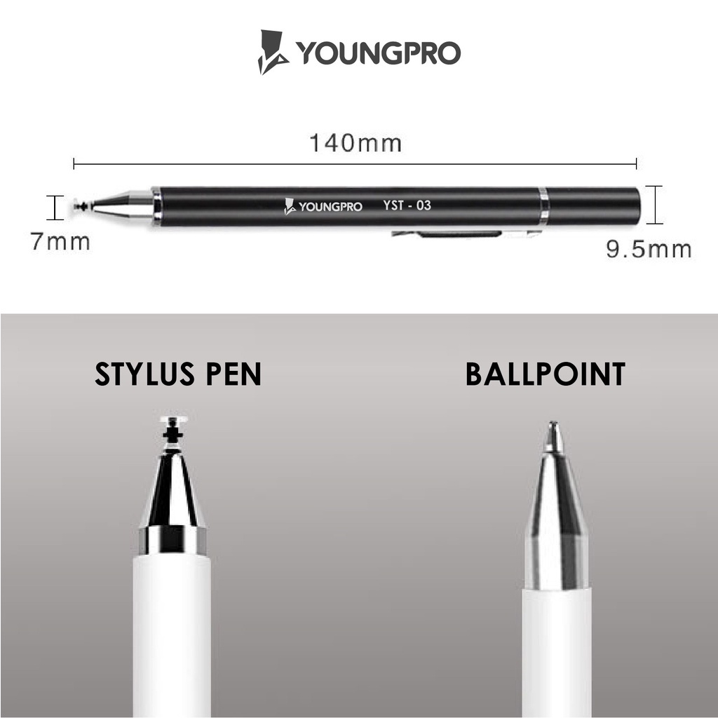 YOUNGPRO YST-03 - STYLUS PEN 2IN1 UNIVERSAL