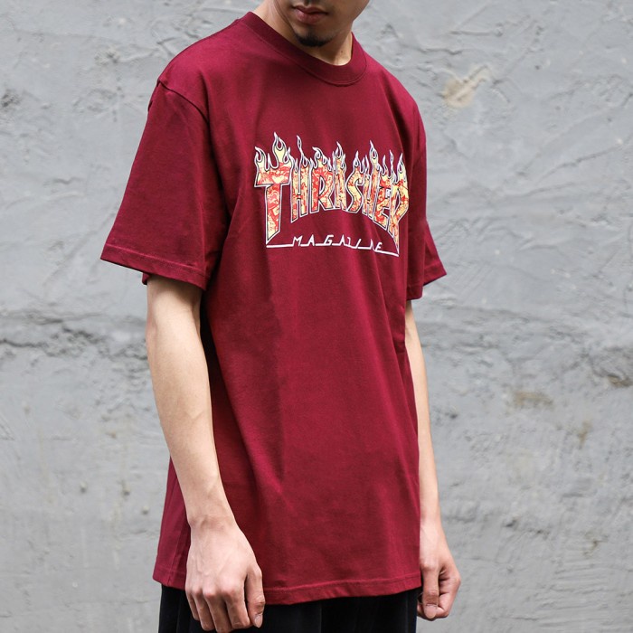 Thrasherrr Japan Flame CNY Tee