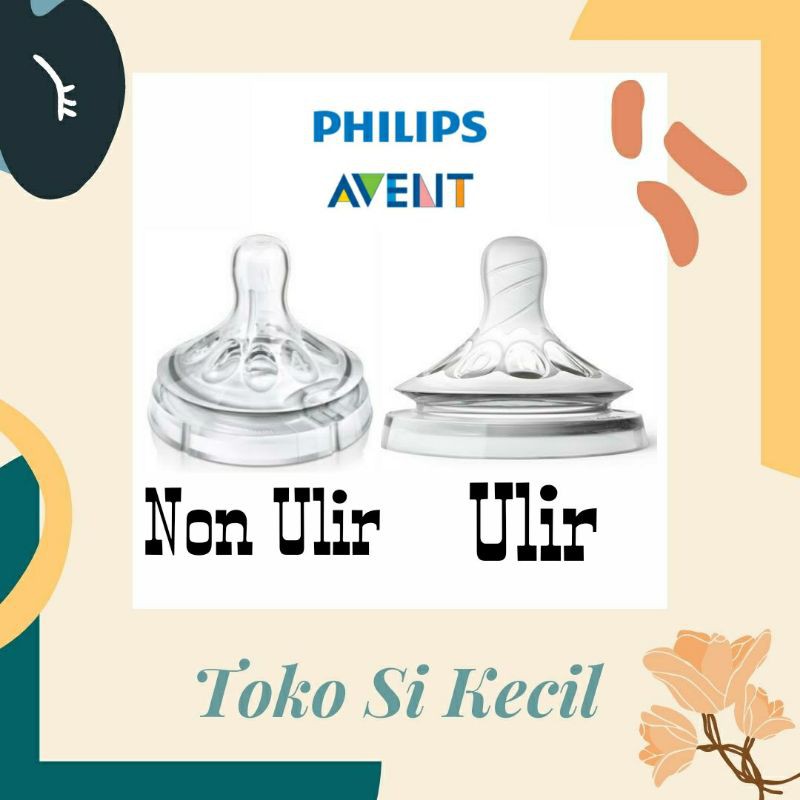 DOT UNTUK PHILIPS AVENT NATURAL FEEDING NIPPLE OEM / DOT AVENT / DOT AVENT WIDE NECK IMPORT