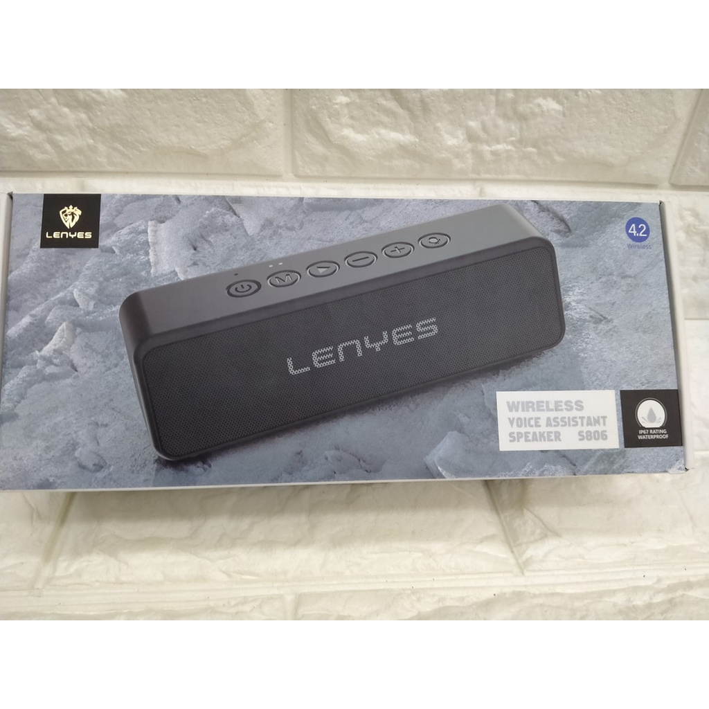 PORTABLE SPEAKER BLUETOOTH BT WIRELESS LENYES TWS S-806 S806