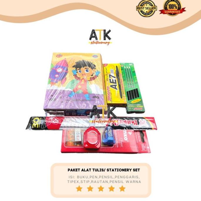 

Paket Alat Tulis Murah Sekolah Set / Stationery Set Back To School atk