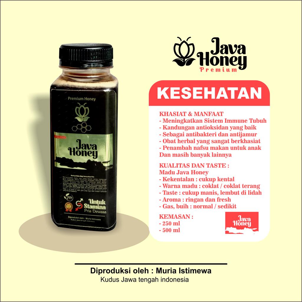 

JAVA HONEY MADU MURNI KESEHATAN TUBUH UNTUK SETAMINA PRIA 100% AMPUH 250ml - MADU MURNI - MADU TAWON - MADU RANDU - MADU SEHAT