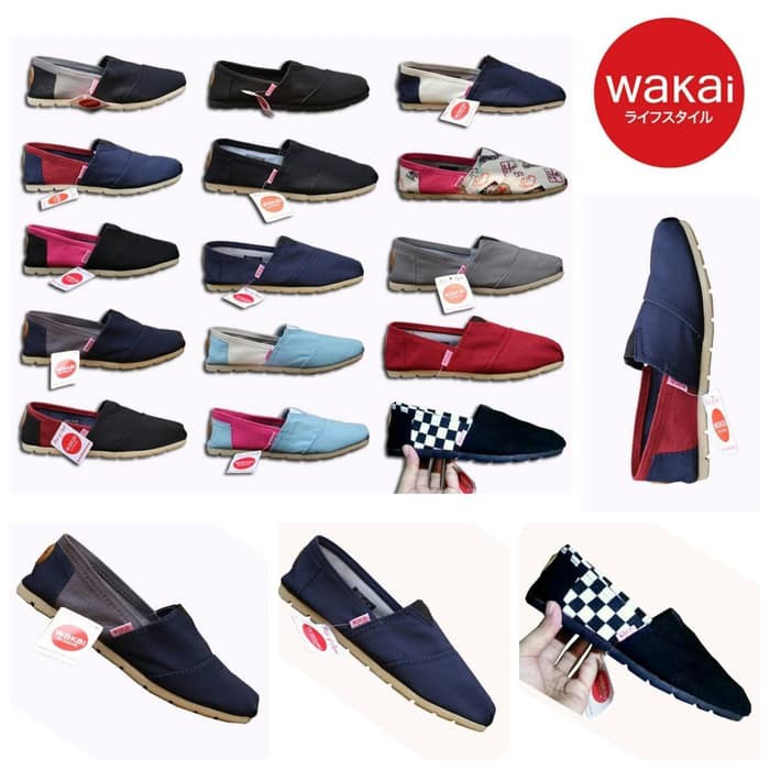 SEPATU WAKAI GRADE ORIGINAL PRIA DAN WANITA