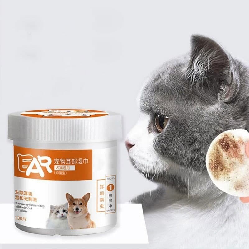 Tisu Basah Kucing Pembersih Noda Anjing Cat Tear Mata Stain Remover FEFARM