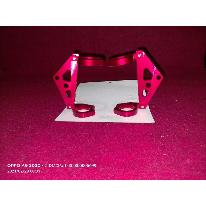 PANGKON LAMPU BREKET LAMPU DUDUKAN LAMPU CNC AS 33 RED PNP CB GL MP