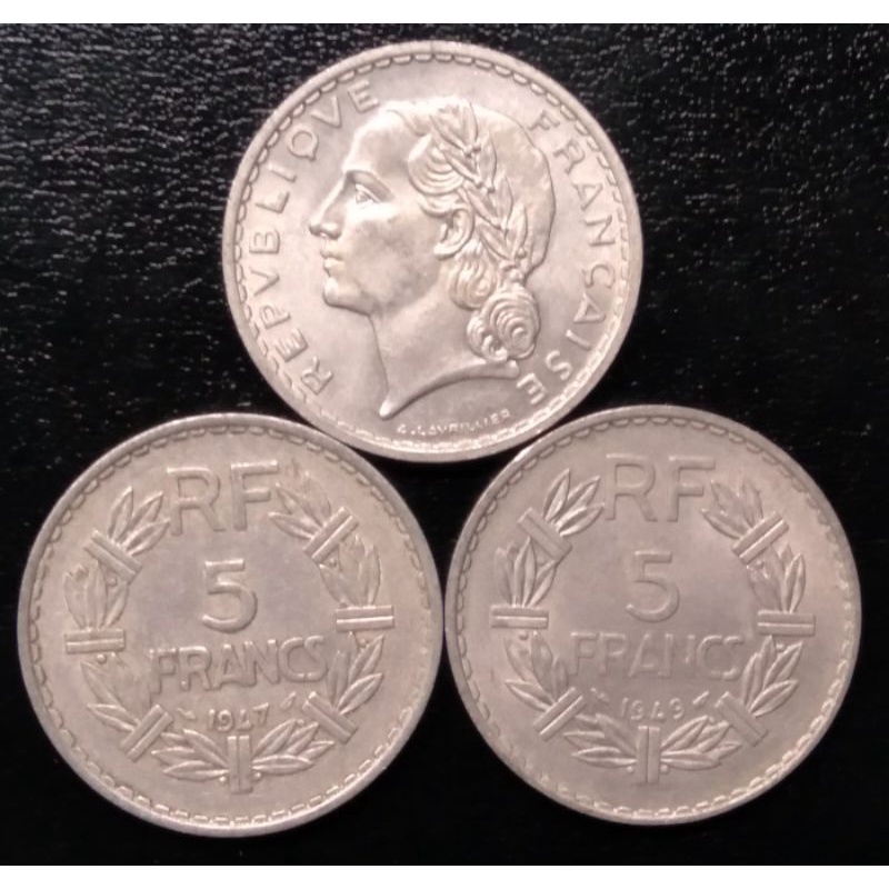 Coin 5 Francs Perancis 🇫🇷