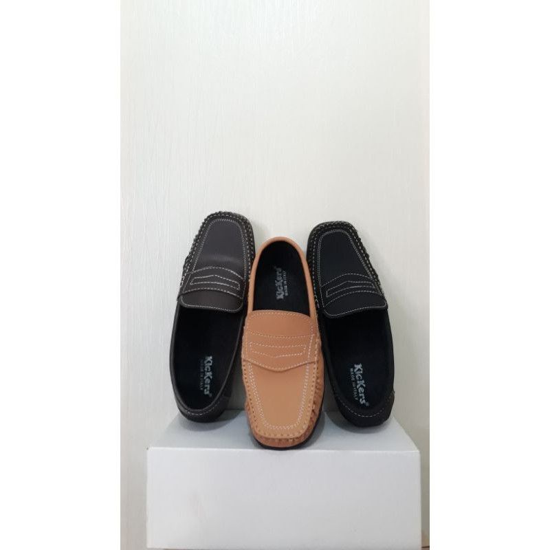 SEPATU KICKERS SLIP ON PRIA MODEL RAJUT(kualitas premium)