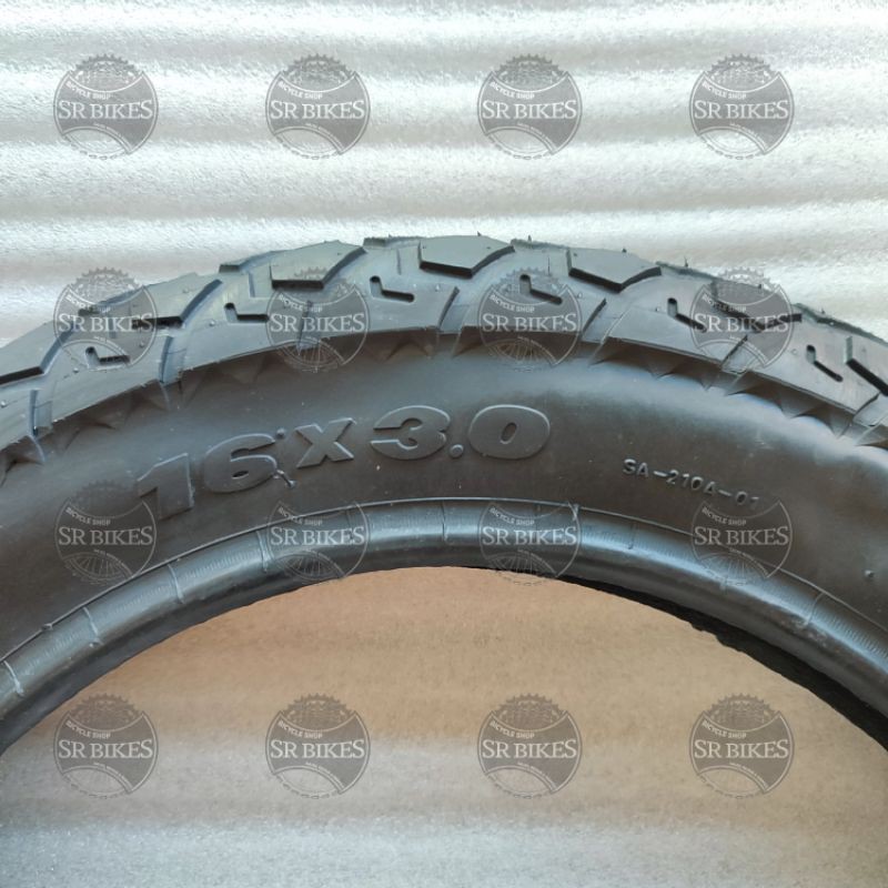 Ban Luar 16 x 3.0 Sepeda Listrik Selis BMX FAT BIKE. SWALLOW DELI TIRE