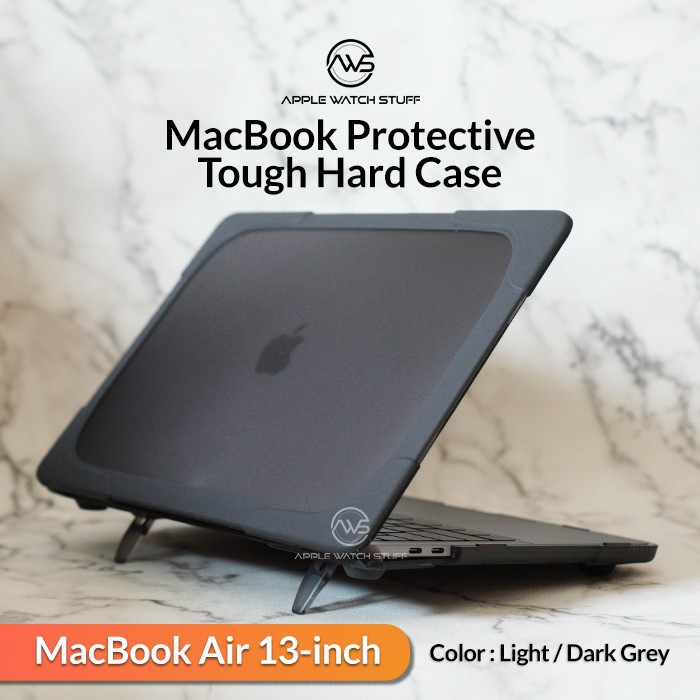 ToughSheel Hard Carrying Case with Stand for Macbook Air 13 inch