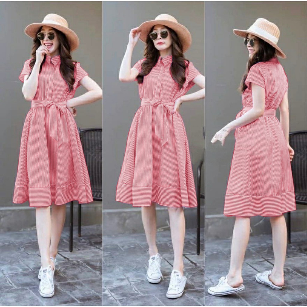 FWG - DRESS SALUR / DRESS MD SALUR MAURA / DRESS KOREA / DRESS WANITA / DRES