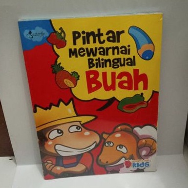 

Buku Pintar Mewarnai Bilingual Buah