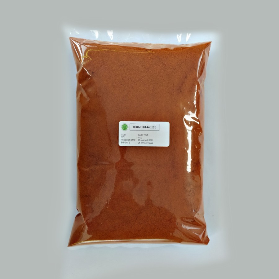 Cabe Bubuk Super Pedas 1 kg /Cabe Bubuk Rawit Teja Pure Asli 100%
