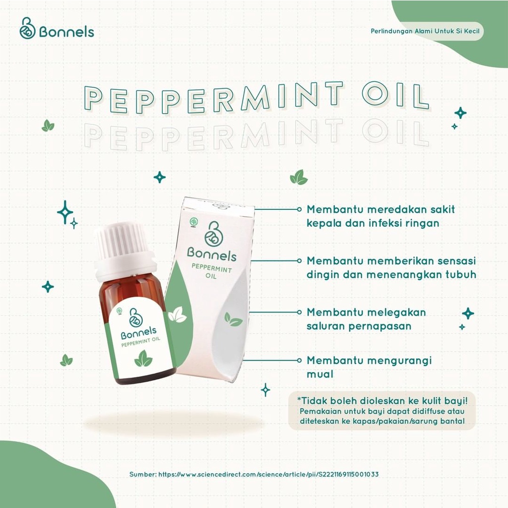 Bonnels essential oil diffuser pengharum ruangan aromaterapi minyak esensial aromatherapy anak baby