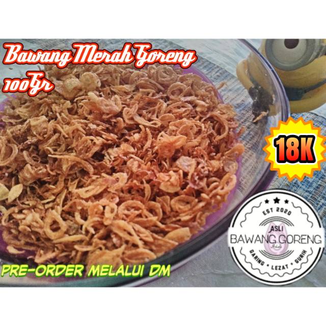 

PO Bawang Merah Goreng 100Gr