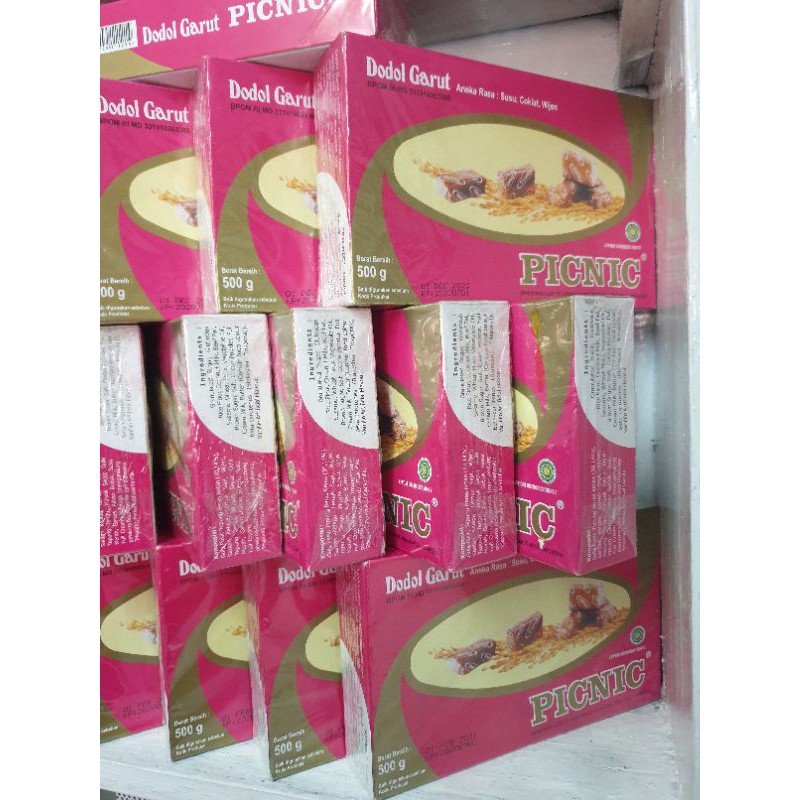 Dodol Garut Picnic 500Gr Oleh Oleh Bandung