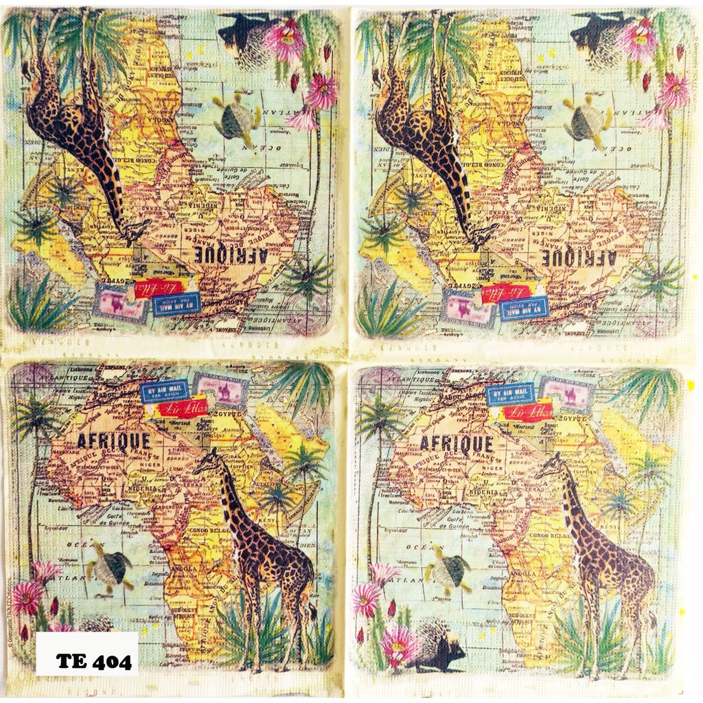 TISU DECOUPAGE EROPAH 33X33 CM TE 404 TTS