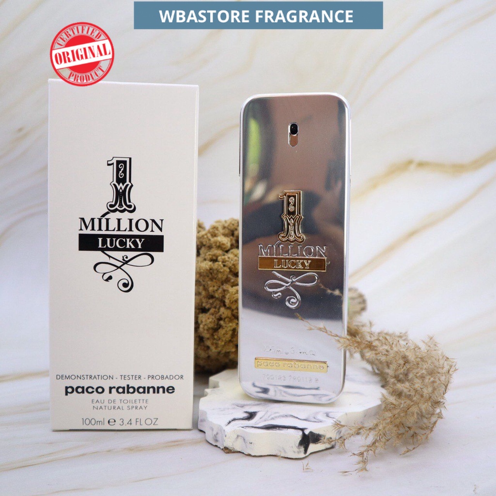 Paco Rabanne 1 Million Lucky Tester 100Ml EDT For Men Original By Voi BY WBAFRAG