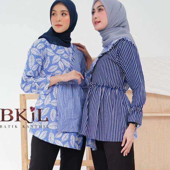 TERBARU Atasan Wanita Blouse Batik Kekinian GODONG LURIK terbaik
