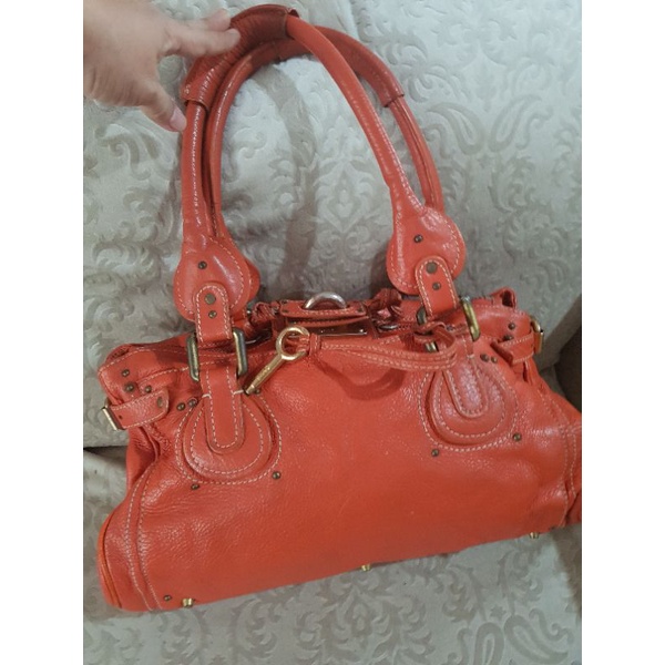 tas kulit second chloe paddington