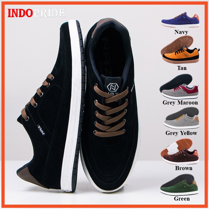 HARRISON NAZ - Sepatu Sneakers Pria Casual Suede Premium ORIGINAL