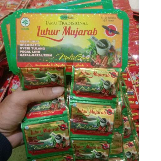 

NEW !!! 9.9 jamu herbal kpsul LUHUR MUJARAB 100% ORIGINAL [KODE 9]