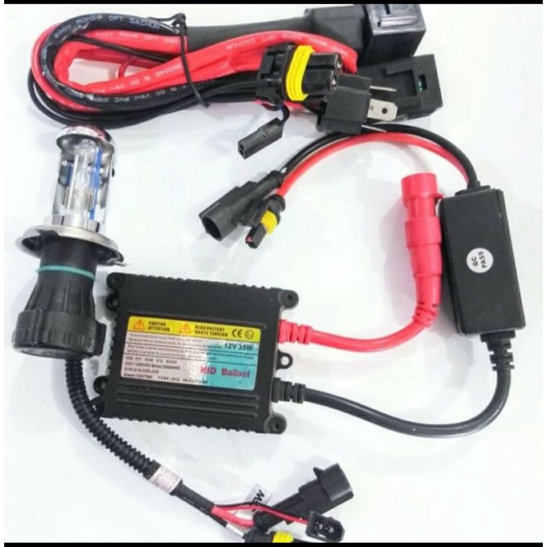 LAMPU HID H4 KIT MOTOR | LAMPU HID MOTOR | HID H4 MOTOR | BOHLAM HID H4 35 WATT SET AES