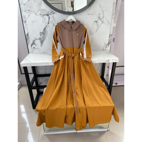 Zana dress Mustard ori by Journey JP