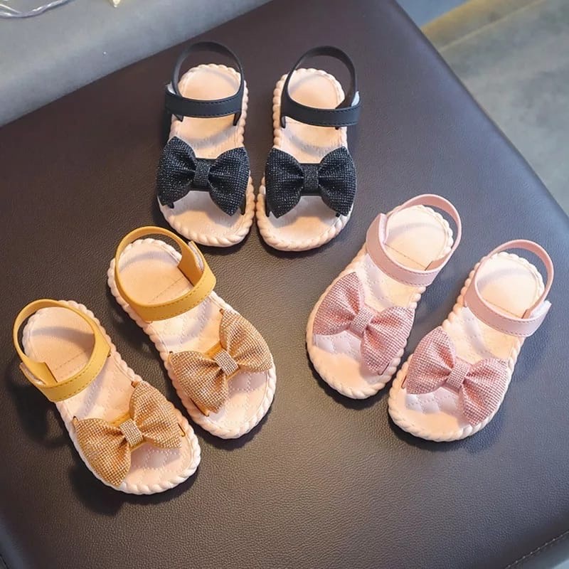 Sandal Anak Perempuan Jelly Tali Velcro Pita Glitter Breslin Winola Collection WNL 8898-A4