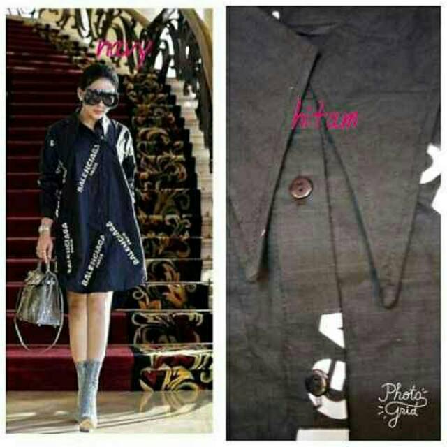 Kemeja Tunik Balenciaga