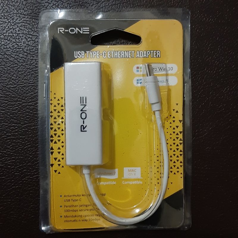 USB TYPE-C ETHERNET ADAPTER - USB Type-C To LAN RJ45 - USB TYPE C TO LAN