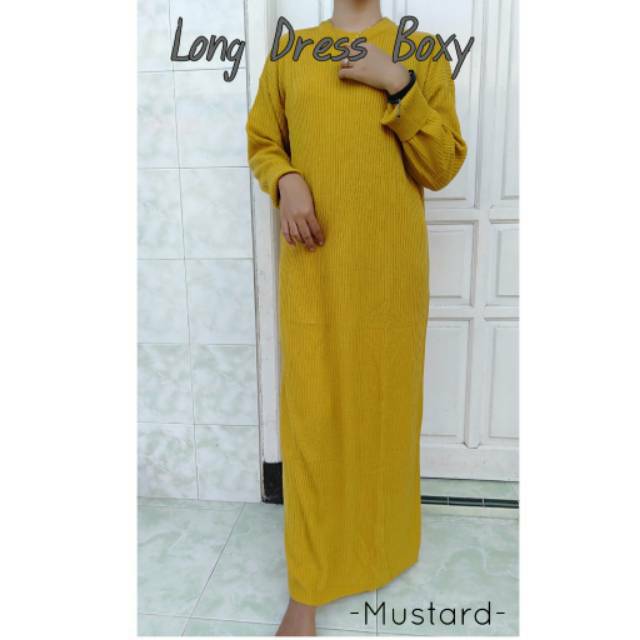 Long Dress Boxy Rajut | Medari Knit