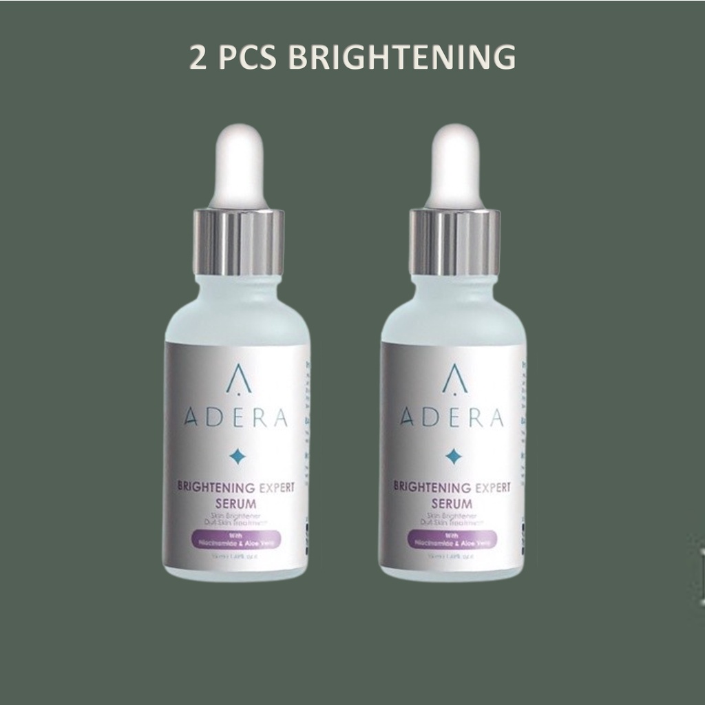 Adera Face Serum Wajah Original Glowing Putih Bersih Bebas Jerawat Kusam Flek Bintik Hitam ORIGINAL 100% sudah BPOM-2 Botol Brightening