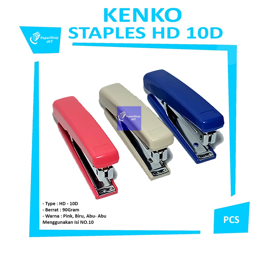 

KENKO - Stapler - Staples HD-10D Berwarna - Pcs
