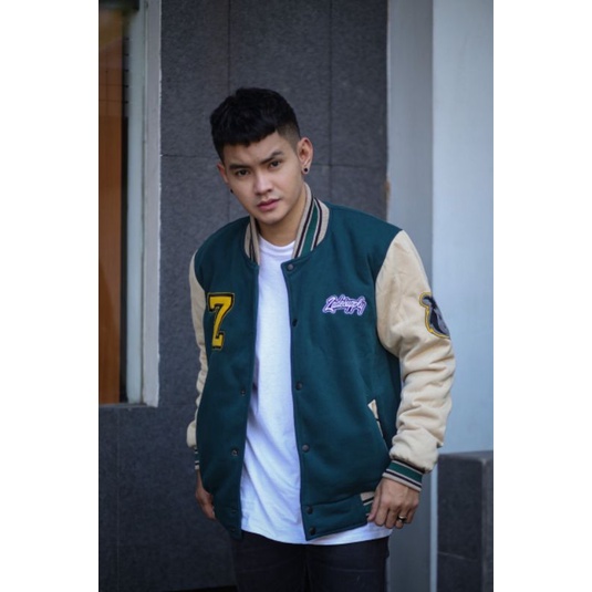 ZADE ORIGINAL JAKET PRIA BOMBER VARSITY BASEBALL