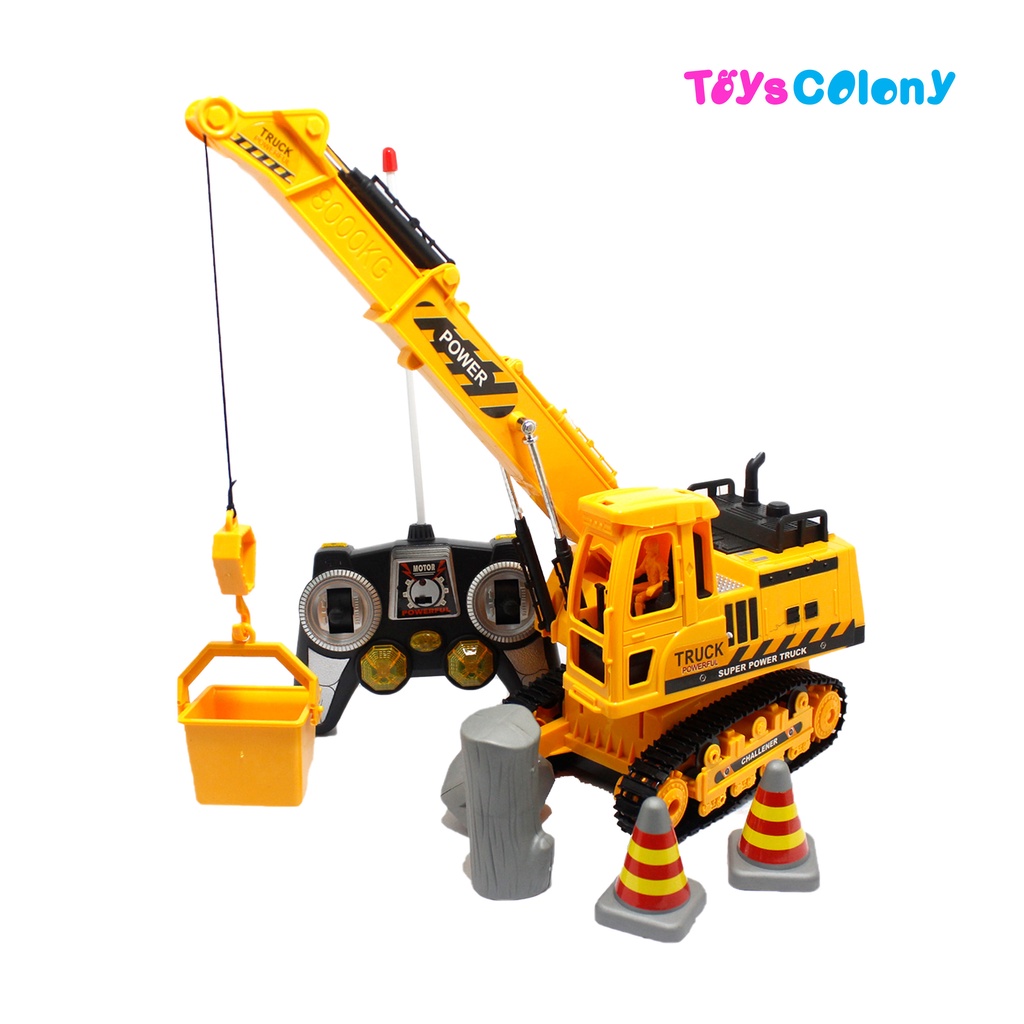 Remote Control Truck Super Power Rc Excavator Truk Crane Beko 689-16