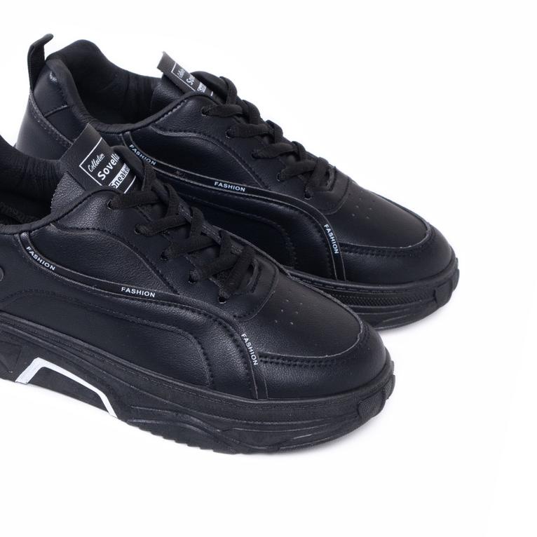 ❅ SOVELLA Jovanka Sepatu Sneakers Olahraga Sport Kets Cewek Putih Simple Polos Terbaru Import ➮